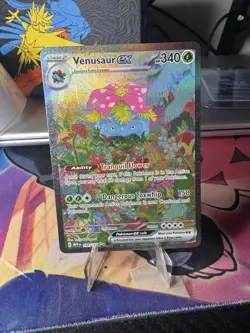 Pokemon TCG Venusaur EX Special Illustration Card 198/165 Scarlet & Violet 151 - Image 1