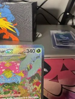 Pokemon TCG Venusaur EX Special Illustration Card 198/165 Scarlet & Violet 151 - Image 2