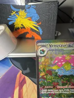 Pokemon TCG Venusaur EX Special Illustration Card 198/165 Scarlet & Violet 151 - Image 3