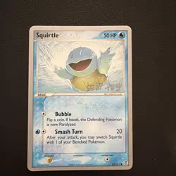 Pokemon TCG Squirtle 83/112 World Championship 2006 LP - Image 1