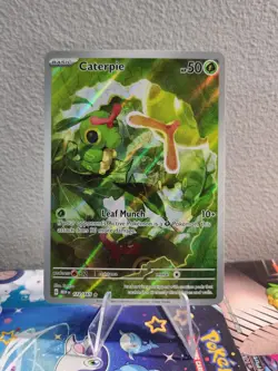Pokemon TCG - Caterpie 172/165 - Scarlet & Violet 151 - Illustration Rare - NM+ - Image 1