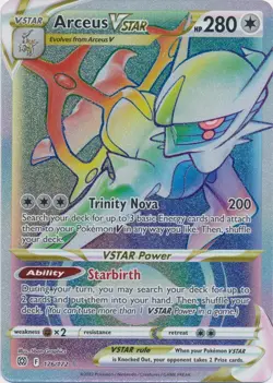 Arceus VSTAR 176/172 Secret Rare Brilliant Stars Pokemon TCG - Image 1