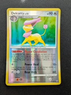 M/NM Pokemon Delcatty Reverse Holo Card 4/127 Platinum - Image 1