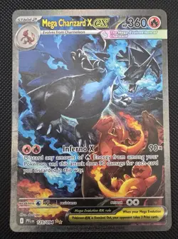 Pokemon TCG Mega Charizard X Ex 125/094 SIR Phantasmal Flames NM 🔥💫 | MINTY - Image 1