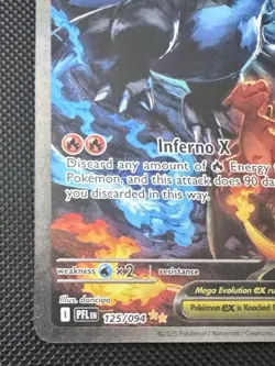 Pokemon TCG Mega Charizard X Ex 125/094 SIR Phantasmal Flames NM 🔥💫 | MINTY - Image 3