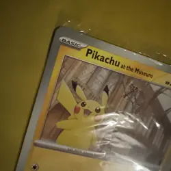 Pokemon Pikachu at the Natural History Museum Sealed Jumbo Promo SVP - Image 2