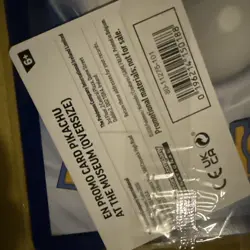 Pokemon Pikachu at the Natural History Museum Sealed Jumbo Promo SVP - Image 4