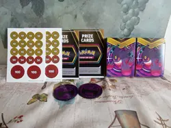Pokemon Mega Gengar EX Battle Deck No Promo Cards Coins Counters Bundle Pair - Image 1