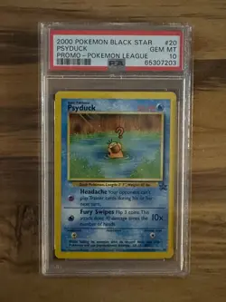 Pokemon League BLACK STAR PSYDUCK PROMO #20 PSA 10 Cert # 65307203 - Image 3
