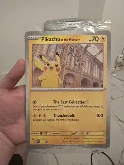 Pikachu at the Museum, Jumbo, Oversized, Promo, Sealed, MEP EN, Pokemon TCG. - Image 1