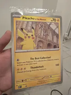 Pikachu at the Museum, Jumbo, Oversized, Promo, Sealed, MEP EN, Pokemon TCG. - Image 2