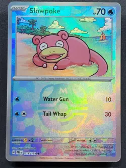 Slowpoke 018/131 Master Ball Pattern Prismatic Evolutions Pokemon TCG - Image 1