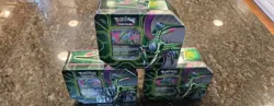 (3)Pokemon Scarlet & Violet Pokemon TCG Tin Iron Leaves ex SEALED NEW - Image 1