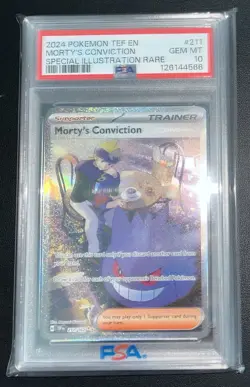 Morty’s Conviction 211/162 PSA 10 - Temporal Forces Pokemon - Image 3