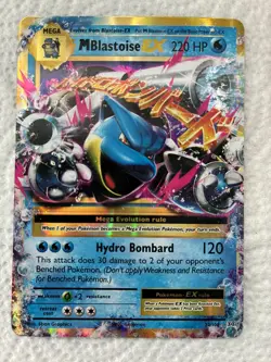 M Blastoise EX 22/108 XY Evolutions Ultra Rare Holo NM Pokemon - Image 1
