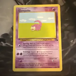 Pokemon lot TCG, Vintage, rare, Fossil Gastly, Slowpoke,psyduck, - Image 4