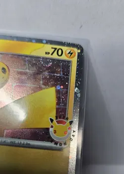 Pikachu 051/162 Stamped Promo W/ Double SWIRL - Pokemon Day 30th Anniversary - Image 3