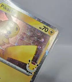 Pikachu 051/162 Stamped Promo W/ Double SWIRL - Pokemon Day 30th Anniversary - Image 5