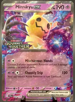 Mimikyu ex 069/159 Journey Together Stamped Promo Pokemon TCG NM - Image 1