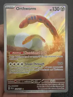 Pokemon Orthworm Paldea Evolved 224/193 Secret Rare Holo - Image 1