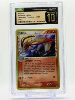 2006 Pokemon MILOTIC Delta Species #5/101 EX Dragon Frontiers CGC 10 PRISTINE 💎 - Image 1