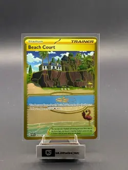 Beach Court Pokemon Paradox Rift 263/182 Hyper Rare Near Mint - Image 1