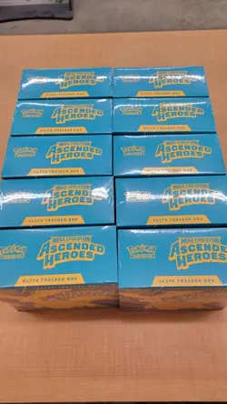 Pokemon TCG Mega Evolution Ascended Heroes Elite Trainer Box (10 new boxes!!!) - Image 1