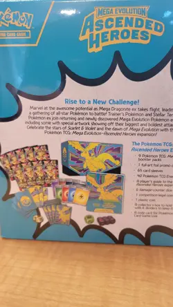 Pokemon TCG Mega Evolution Ascended Heroes Elite Trainer Box (10 new boxes!!!) - Image 3