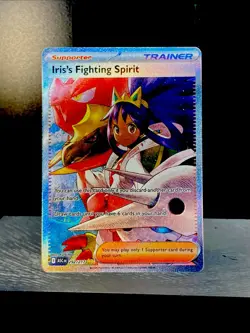 IRIS’S FIGHTING SPIRIT 292 / 217 SIR POKEMON ASCENDED HEROES🔥PACK FRESH-CLEAN - Image 2