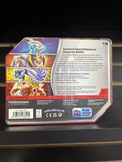 Pokemon Paradox Destinies Walking Wakes ex Tin w/5 Booster Packs New/Sealed - Image 2
