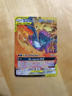Moltres & Zapdos & Articuno GX 44/68 Hidden Fates Holo Ultra Rare Pokemon TCG - Image 1
