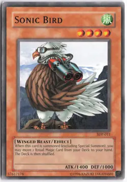 Yugioh - Sonic Bird SDP-011 Unlimited - Starter Deck: Pegasus - Image 1