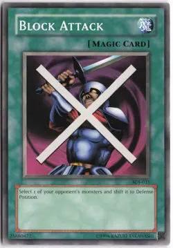 Yugioh - Block Attack SDJ-031 Unlimited - Starter Deck: Joey - Image 1