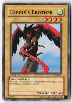 Yugioh - Harpie's Brother SDJ-011 1st Edition - Starter Deck: Joey - Image 1