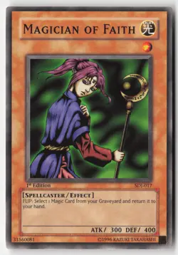 Yugioh - Magician of Faith SDJ-017 1st Edition - Starter Deck: Joey - Image 1