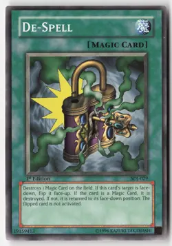 Yugioh - De-Spell SDJ-029 1st Edition - Starter Deck: Joey - Image 1