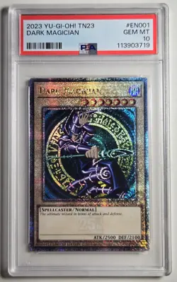 2023 YU-GI-OH! DUELING HEROES Dark Magician TN23-EN001 QCR PSA 10 - Image 1
