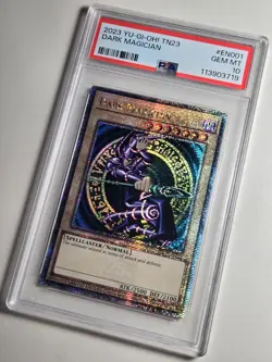 2023 YU-GI-OH! DUELING HEROES Dark Magician TN23-EN001 QCR PSA 10 - Image 3