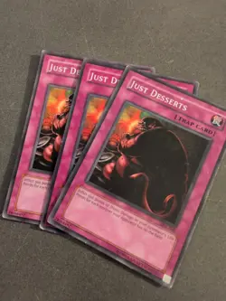 Yugioh 3X Just Desserts SDK-040 Unlimited Edition Common X3 - Image 1