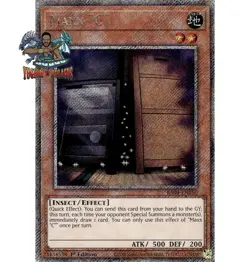 Yugioh! 1x Maxx "C" RA04-EN150 Platinum Secret Rare 1st Ed NM - Image 1