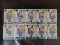 One Piece TCG ST-29 Starter Deck 29 Egghead Monkey D Luffy Sealed Brick ONLY x10 - Image 1