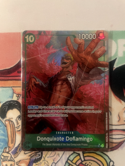 Donquixote Doflamingo OP04-031 PRB01 Super Rare Alternative Art One Piece CCG - Image 1