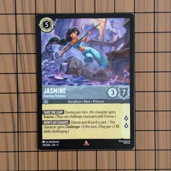Jasmine Fearless Princess 178/204 Disney Lorcana Fabled Rare Non Foil NM/M - Image 2
