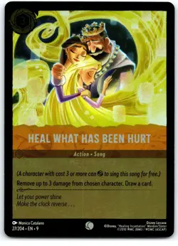 #27/204 Heal What Has Been Hurt - Common COLD FOIL 2024 Disney Lorcana Fabled - Image 1