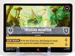 Disney Lorcana TCG Azurite Sea Treasure Mountain Azurite Sea Island 203/204 Rare - Image 1