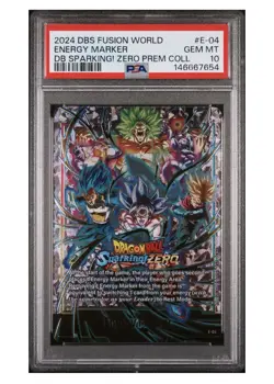 Bandai Dragon Ball Super Card Game Energy Marker E-04 Foil Full Art PSA 10 2024 - Image 1