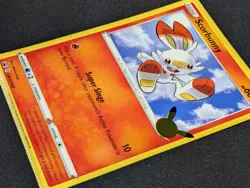 ERROR Scorbunny SWSH002 Promo Jumbo Pokemon Card Crimp Misprint 25th Anniversary - Image 1