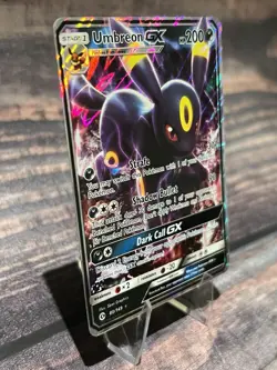 Umbreon GX 80/149 Ultra Rare Sun & Moon Base Set Pokemon Card - Image 2
