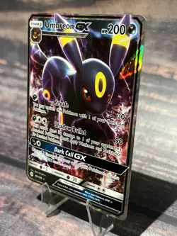 Umbreon GX 80/149 Ultra Rare Sun & Moon Base Set Pokemon Card - Image 3