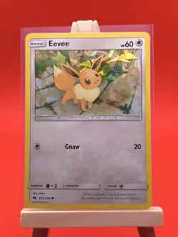 Eevee 155/214 Lost Thunder Exclusive Shatter Glass Holo Pokemon Card * New * - Image 2